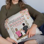 Personalized Throw Pillow Cushion Cover Lovers Couple Flower The Swing Love You Forever And Always Couple Gifts Home Decoration