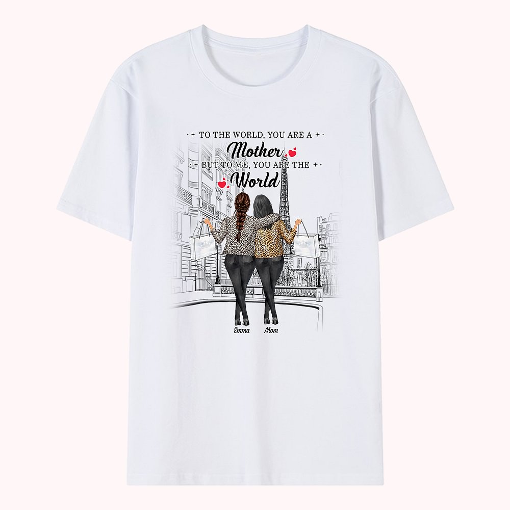 T-shirt personnalisé One and Only Best Mom Daughter Accompagné par City Walk Sport