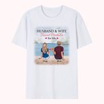 Mari et femme voyagent jeune couple T-shirt Cheer Saint Valentin