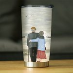 Personalised I Love You No Matter How Old We Get Couple 20oz Tumbler for Hot and Cold Drinks Christmas Birthday Gift
