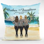 Personalizada Madre e Hija desde el Principio Funda Almohada Regalo para Mamá Decoración Dormitorio