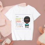 Personalized Capable Brave Smart Kid Campus Life Girl Boy Back to School Gift Kid T-shirt School Season  Home