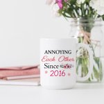 Personalisierte ärgerliche Paar-Liebes-weiße Keramik-Tasse, Valentinstag, Jahrestagsgeschenk