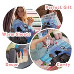 Personalised Like Mother Like Daughter Shopping Store Fashion Skin Friendly Blanket