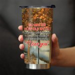 Personalized Old Couple No Miatter How Old You Are Still in Love Fall Leaves 20oz Tumbler Birthday for Hot and Cold Drinks