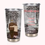 Coppia di anziani personalizzata You Are The Only One Winter Snow 20oz Tumbler Birthday per bevande calde e fredde