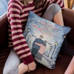 Personalized The Day I Met You I Love You Forever Throw Pillow Cover Anniversary Wedding Gift for Living Room