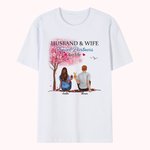 Maglietta personalizzata per il compleanno di Marito e Moglie che viaggiano insieme con amore per sempre