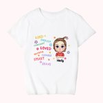 Gepersonaliseerd Meisje Jongen Eerste Schooldag Teken Terug naar School Gift Kid T-shirt Graduation Daily Wear