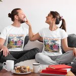 Personalisiertes We're Going Strong Snow Mountain Paar Urlaub T-Shirt für Ehemann und Ehefrau Paar Geschenk
