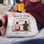 Gepersonaliseerde Lovers Couples Flower The Swing You and Me We Got This Kussenhoes Lovers Gift Home Decoration