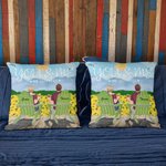 Henkilökohtainen Sinä ja minä saimme tämän auringonkukka puutarha pari loma heittää tyynyn kansi Ystävänpäivä lahja sohva sisustus