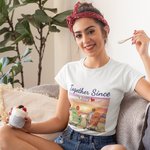 Personalized Together for Years Sunset Summer Beach Vacation Couple  T-shirt