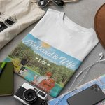 Personalisiertes Reisepartner-T-Shirt für Ehemann und Ehefrau als Geschenk für Sie und Ihn