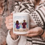 Personalized I Met You I Liked You I Love You Couple Celebration White Ceramic Mug Anniversary Valentine's Day Gift for Couple