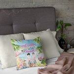 Personalizzato Non sorelle di sangue, ma sorelle di cuore Migliori amiche sulla spiaggia Copri cuscino regalo per amico per il soggiorno