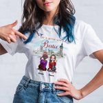 Personalisiertes Life is Better with Friends Travel Together Sisters T-Shirt Best Friend Gift Travel