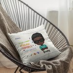 Gepersonaliseerd School Seizoen Meisje Jongen Nieuw Schoolleven Kussenhoes voor de Woonkamer