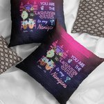 Personalizzato You're the She to My Nanigans Best Friends BFF Throw Pillow Cover Friend Gift per il soggiorno