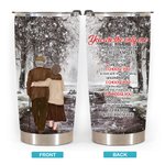 Coppia di anziani personalizzata You Are The Only One Winter Snow 20oz Tumbler Birthday per bevande calde e fredde