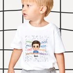 Personalized New Semester Begins School Graffiti Wall Girl Boy Kid T-shirt  Graduation  Daily Wear