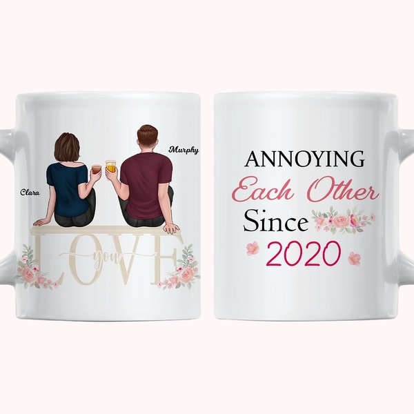 Annoying Couple White Ceramic Mug Matching Coffee Mugs