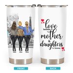 Gepersonaliseerde Liefde tussen een Moeder en Dochters Family Love 20oz Tumbler Vrouwendag cadeau voor warme en koude dranken