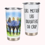 Gepersonaliseerde moeder en dochters liefde Forest Park vakantie Camping 20oz Tumbler Thanksgiving Day Gift dagelijks gebruik