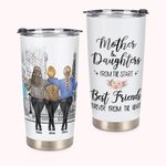 Gepersonaliseerde Beste Moeder en Dochters van het Hart 20oz Tumbler Vrouwendag cadeau dagelijks gebruik