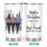 Gepersonaliseerde Beste Moeder en Dochters van het Hart 20oz Tumbler Vrouwendag cadeau dagelijks gebruik