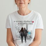 Personifierad Forever Mor och Dotter Släktskap Shopping Chatt T-shirt Mors dag Resa