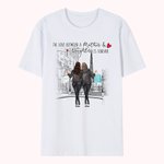 Personifierad Forever Mor och Dotter Släktskap Shopping Chatt T-shirt Mors dag Resa