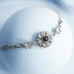 Bracciale personalizzato con proiezione di girasoli Regalo di San Valentino, anniversario e compleanno