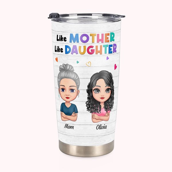 Vaso personalizado con letras de colores 