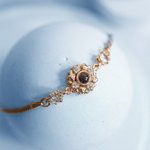 Bracciale personalizzato con proiezione di girasoli Regalo di San Valentino, anniversario e compleanno