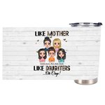 Vaso Personalizado Madre e Hija Love You Forever Family Photo 20oz Thanksgiving Day Gift Daily Use