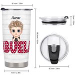 Personalizzato nipoti amore a nonna nonni con vari soprannome carino 20 oz Tumbler Memorial Gift uso quotidiano