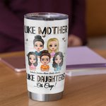 Vaso Personalizado Madre e Hija Love You Forever Family Photo 20oz Thanksgiving Day Gift Daily Use