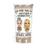 Vaso personalizado We're More Than Just Mother and Daughter Leopard Print 20oz Uso diario