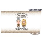 Vaso personalizado We're More Than Just Mother and Daughter Leopard Print 20oz Uso diario