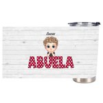 Personalizzato nipoti amore a nonna nonni con vari soprannome carino 20 oz Tumbler Memorial Gift uso quotidiano