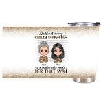 Vaso Personalizado Crazy Mother and Daughter Special Love for Each Other 20oz Uso Diario