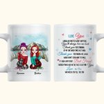 Taza de cerámica blanca personalizada Thank You for Making Me Laugh Bestie Regalos para mujeres para la oficina y el hogar