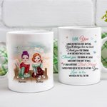 Personalisierte Best Friends Girlfriends Bestie BFF Weiße Keramiktasse Geschenk für Freund Kaffeetasse