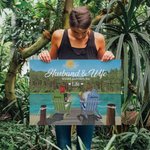 Personalized Couple Holiday Sea Summer You and Me Poster Frameless Painting Birthday Decorative Painting