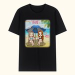 Gepersonaliseerde You're the She to My Nanigans Best Friend Besties Party T-shirt Friend Travel