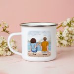 Personalizzato fastidioso l'un l'altro mare vacanza coppia per anni smalto Mug Compleanno Natale San Valentino 11 oz