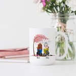 Personalised You Will Always Be My Person Cherry Blossom Tree White Ceramic Mug Friendship Gifts for Office and Home