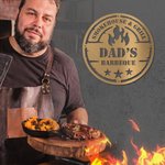 Gepersonaliseerd metalen BBQ-bord Barbeque Cadeau BBQ Decor Home Decor Cadeau voor vader Cadeau voor opa Vaderdag Cadeau