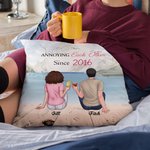 Personalized Couple Annoying Each Other Since Throw Pillow Cover Boyfriend Gifts Home Decoration
